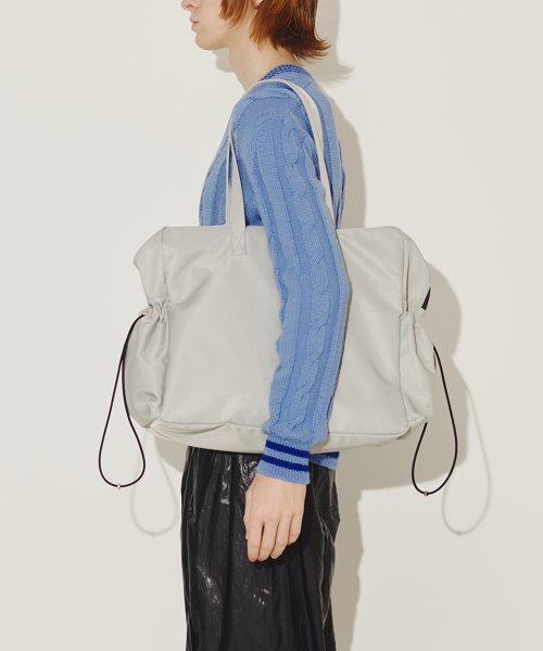 Hybrid Tote Shoulder Bag (Silver)（ショルダーバッグ）｜HAH ARCHIVE 