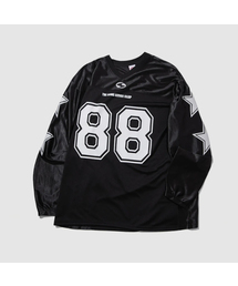 SOME PLACE（サムプレイス）の「グロッシースター88配色オーバーサイズVネックユニフォームスウェットTシャツ_3COLOR（Tシャツ/カットソー）」