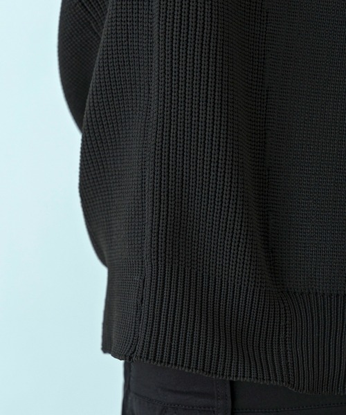 +phenix(プラスフェニックス)の「【WEB・直営店限定】+phenix(プラスフェニックス)HYBRID KNIT LONGSLEEVE PULLOVER ハイブリッド ニット ロングスリーブ プルオーバー(軽量/通気性)(ニット/セーター・メンズ・アイボリー/グレー/ブラック・XL/L/M/S)」の19枚目の写真