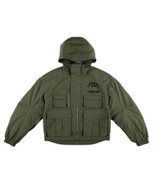 OURPOCKETS（アワーポケッツ）の「[NONE GRAPHIC]グリッドチノポケットフードパーカージャケット（カーキ）（その他アウター）」