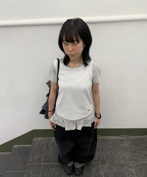 BEGIN202（ビギン202）の「アークカーブデニムパンツ [ウォッシュドブラック]（デニムパンツ・メンズ・その他・1/2/3）」の12枚目の写真