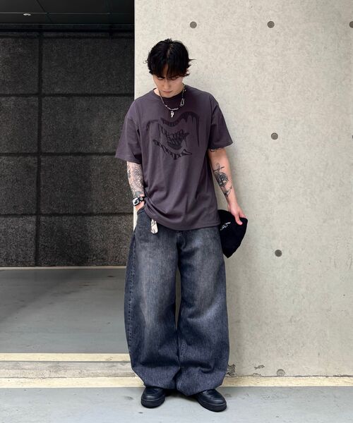 BEGIN202（ビギン202）の「アークカーブデニムパンツ [ウォッシュドブラック]（デニムパンツ・メンズ・その他・1/2/3）」の14枚目の写真