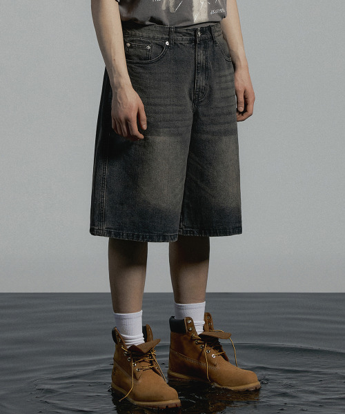 ANOLORCODE(アノローコード)の「ノーブルダイハーフデニムパンツ(ブラウン)(その他パンツ・レディース・その他・SMALL/MEDIUM/LARGE)」の1枚目の写真