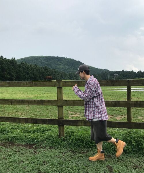 ANOLORCODE(アノローコード)の「ノーブルダイハーフデニムパンツ(ブラウン)(その他パンツ・レディース・その他・SMALL/MEDIUM/LARGE)」の4枚目の写真
