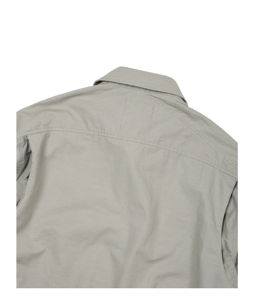 ETCE(イーティーシーイー)の「CURVED COTTON SHIRTS (GRAY)(シャツ/ブラウス・メンズ・その他・MEDIUM/LARGE/X-LARGE)」の6枚目の写真