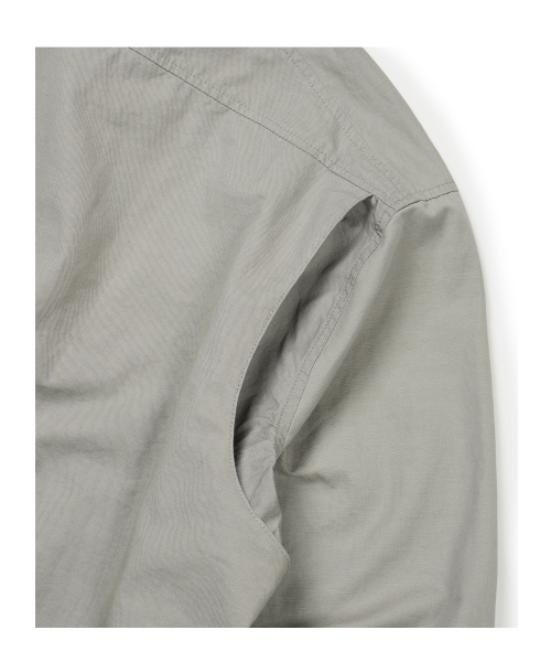 ETCE(イーティーシーイー)の「CURVED COTTON SHIRTS (GRAY)(シャツ/ブラウス・メンズ・その他・MEDIUM/LARGE/X-LARGE)」の7枚目の写真