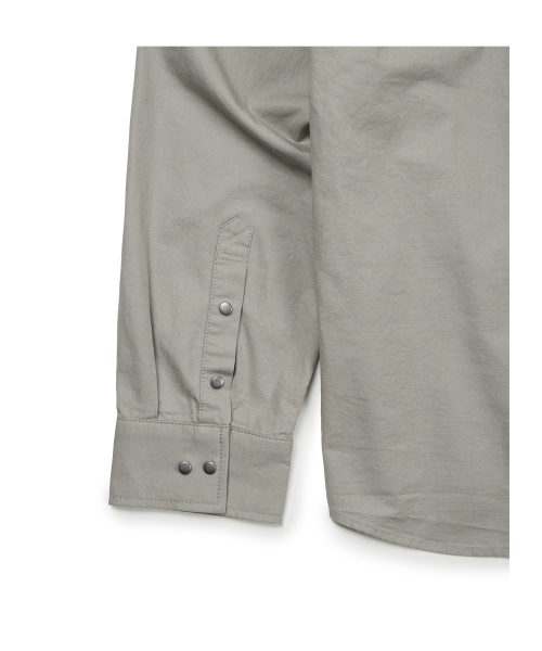 ETCE(イーティーシーイー)の「CURVED COTTON SHIRTS (GRAY)(シャツ/ブラウス・メンズ・その他・MEDIUM/LARGE/X-LARGE)」の8枚目の写真
