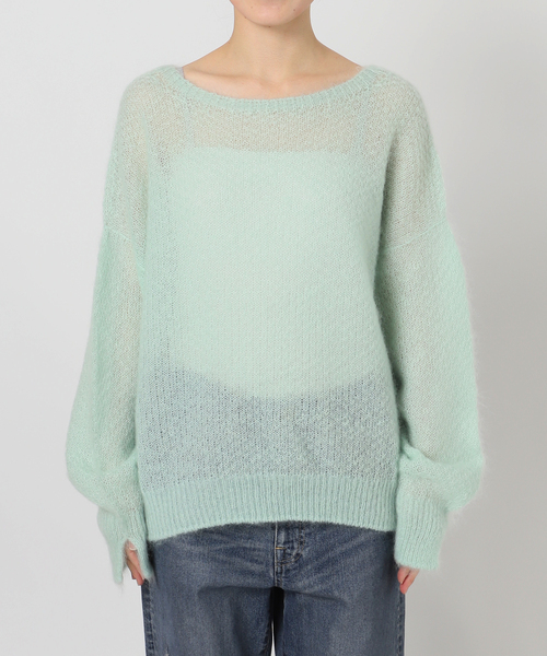 モヘヤmix カノコ柄プルオーバー（ニット/セーター）｜FRAMeWORK