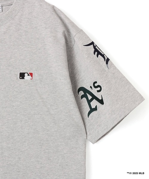 MLB(メジャーリーグベースボール)の「atmos x MLB All Teams Patch SS T-shirt / アトモス x MLB チーム パッチ Tシャツ【SP】(Tシャツ/カットソー・メンズ・ブラック/デザートカモ/グレー・XL/M/L/XXL)」の10枚目の写真