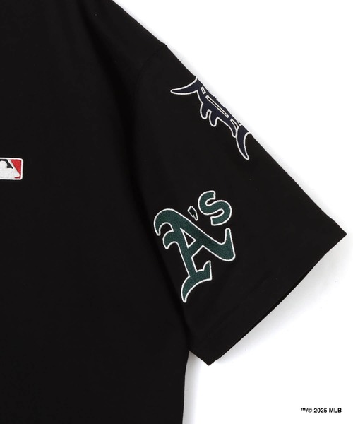 MLB(メジャーリーグベースボール)の「atmos x MLB All Teams Patch SS T-shirt / アトモス x MLB チーム パッチ Tシャツ【SP】(Tシャツ/カットソー・メンズ・ブラック/デザートカモ/グレー・XL/M/L/XXL)」の14枚目の写真
