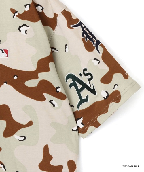 MLB(メジャーリーグベースボール)の「atmos x MLB All Teams Patch SS T-shirt / アトモス x MLB チーム パッチ Tシャツ【SP】(Tシャツ/カットソー・メンズ・ブラック/デザートカモ/グレー・XL/M/L/XXL)」の18枚目の写真