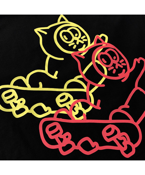 MONOPATIN（モノパティン）の「night light snow-E grab scotchlite t shirt - BKRD（Tシャツ/カットソー・レディース・その他・LARGE/MEDIUM）」の4枚目の写真