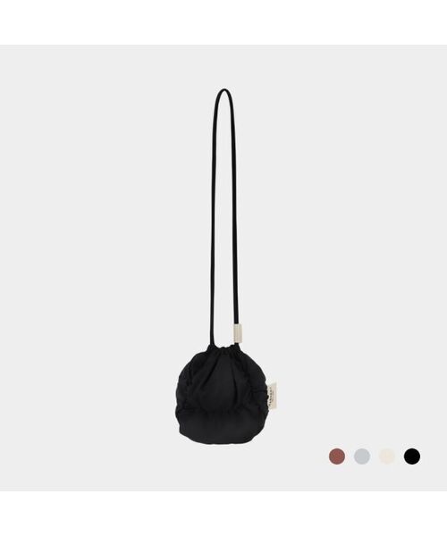MARHEN.J(マルヘンジェイ)の「POPCORN BALL(メッセンジャーバッグ・レディース・ホワイト/ブラック/ピンクゴールド/シルバー・FREE)」の3枚目の写真