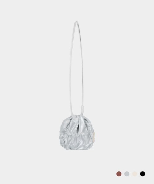 MARHEN.J(マルヘンジェイ)の「POPCORN BALL(メッセンジャーバッグ・レディース・ホワイト/ブラック/ピンクゴールド/シルバー・FREE)」の10枚目の写真