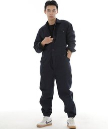 SAINTCREW（セントクルー）の「センスワーカー テーパードジョガージャンプスーツ SWT-503J ネイビー（つなぎ/オールインワン）」