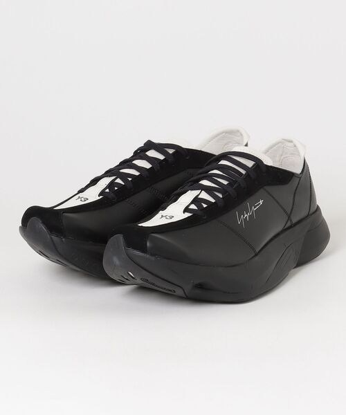 Y-3（ワイスリー）の「Y-3 ADIOS PRO 3.0 LX（スニーカー・メンズ・ブラック×ホワイト・26.0cm/25.5cm/24.5cm/23.5cm/28.5cm/28.0cm/27.5cm/27.0cm/26.5cm/29.5cm/22.5cm/24.0cm/29.0cm/25.0cm）」の4枚目の写真