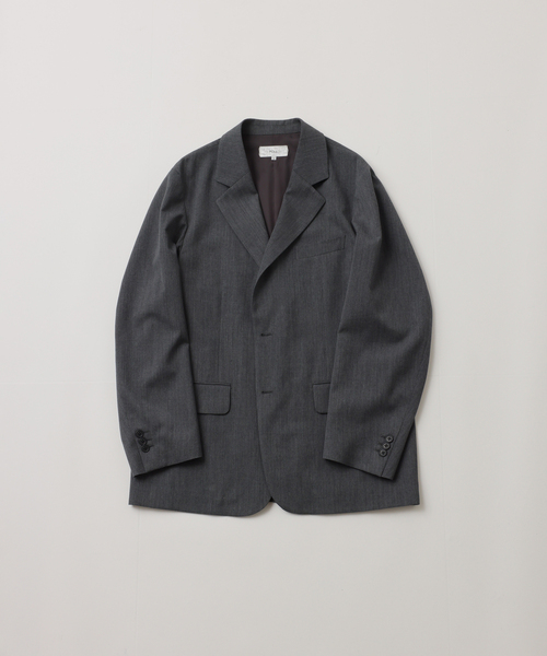 FOLL / フォル】wool gaba hand sewing jacket（テーラードジャケット 