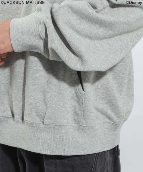 JACKSON MATISSE（ジャクソンマティス）の「【JACKSON MATISSE/BAYFLOW】「ミッキー」「ドナルド」デザインパーカー（パーカー・メンズ・ブラック/グレー・LARGE/MEDIUM）」の18枚目の写真