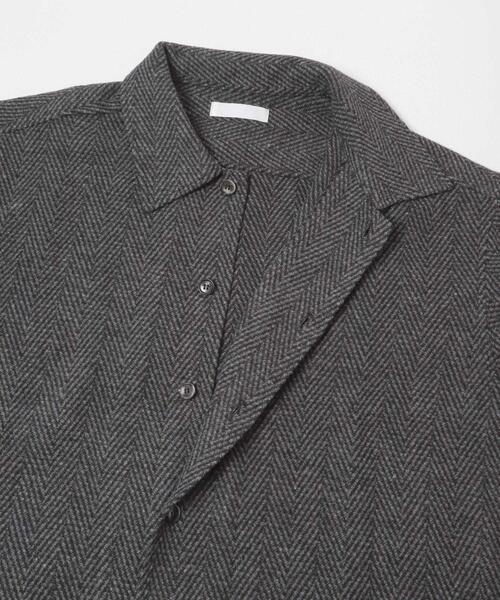 SENSE OF PLACE by URBAN RESEARCH（センスオブプレイスバイアーバンリサーチ）の「スライバーライクヘリンボーンシャツ（シャツ/ブラウス・メンズ・チャコールグレー/ブラウン・LARGE/MEDIUM）」の17枚目の写真