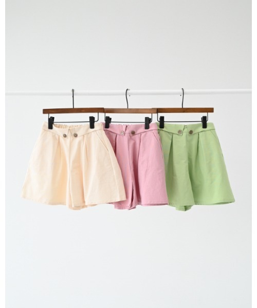 NHT(エヌエイチティー)の「NHT/エヌエイチティー タックショートパンツ(その他パンツ・キッズ・グリーン/ピンク/アイボリー・160cm/150cm/140cm/130cm/120cm/110cm)」の17枚目の写真