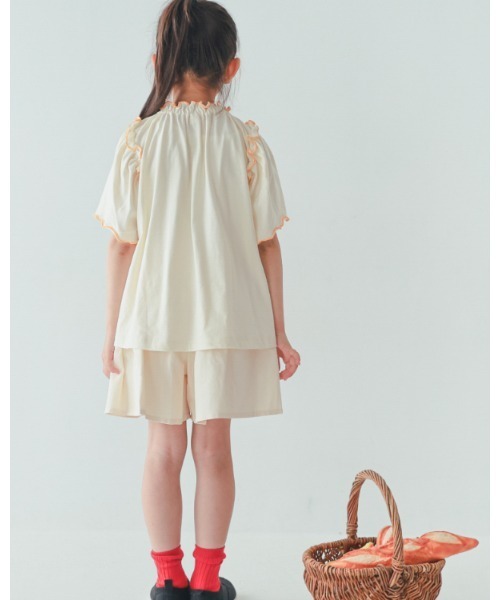 NHT(エヌエイチティー)の「NHT/エヌエイチティー タックショートパンツ(その他パンツ・キッズ・グリーン/ピンク/アイボリー・160cm/150cm/140cm/130cm/120cm/110cm)」の6枚目の写真