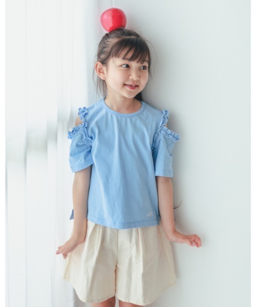 NHT(エヌエイチティー)の「NHT/エヌエイチティー タックショートパンツ(その他パンツ・キッズ・グリーン/ピンク/アイボリー・160cm/150cm/140cm/130cm/120cm/110cm)」の7枚目の写真