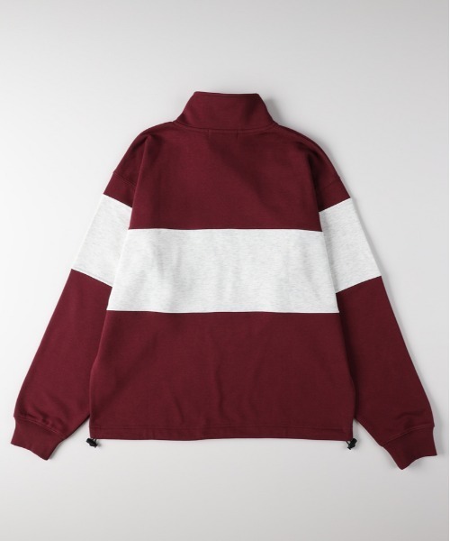 セール】ゲームシャツロゴ ハーフジッププルオーバー (スポーツ