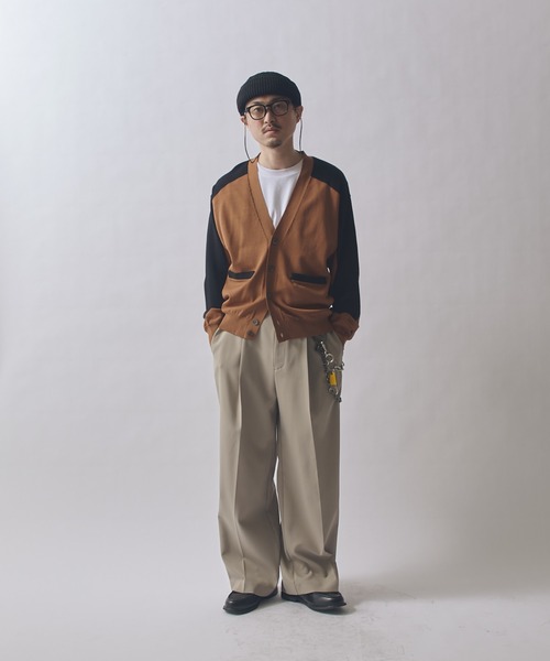 Lui's（ルイス）の「SURJENT インターシャカーデガン（カーディガン/ボレロ・メンズ・モカ/ブラック・2/1）」の12枚目の写真