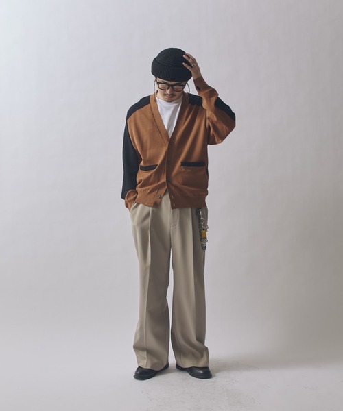 Lui's（ルイス）の「SURJENT インターシャカーデガン（カーディガン/ボレロ・メンズ・モカ/ブラック・2/1）」の13枚目の写真