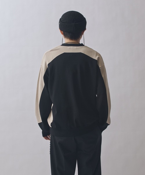 Lui's（ルイス）の「SURJENT インターシャカーデガン（カーディガン/ボレロ・メンズ・モカ/ブラック・2/1）」の6枚目の写真