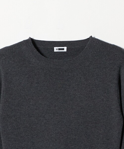 H　BEAUTY&YOUTH UNITED ARROWS（エイチビューティーアンドユースユナイテッドアローズ）の「＜H＞リブ マキシ ニットワンピース（ワンピース・レディース・ダークグレー/ブラック・FREE）」の8枚目の写真