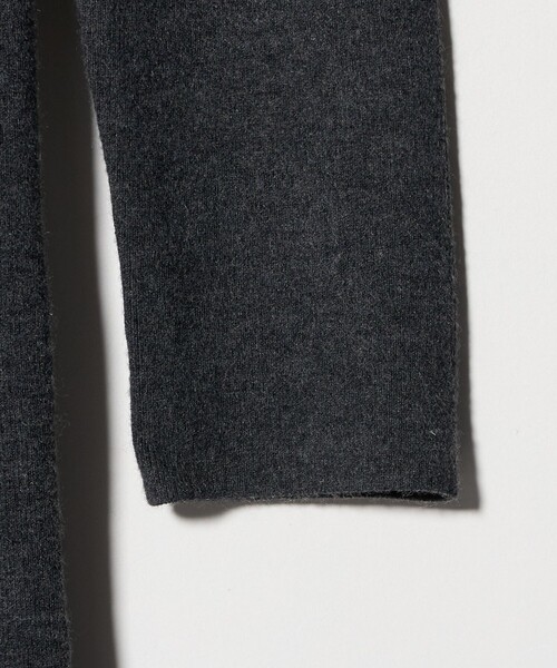 H　BEAUTY&YOUTH UNITED ARROWS（エイチビューティーアンドユースユナイテッドアローズ）の「＜H＞リブ マキシ ニットワンピース（ワンピース・レディース・ダークグレー/ブラック・FREE）」の9枚目の写真