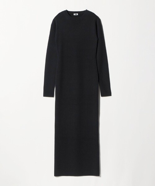H　BEAUTY&YOUTH UNITED ARROWS（エイチビューティーアンドユースユナイテッドアローズ）の「＜H＞リブ マキシ ニットワンピース（ワンピース・レディース・ダークグレー/ブラック・FREE）」の12枚目の写真