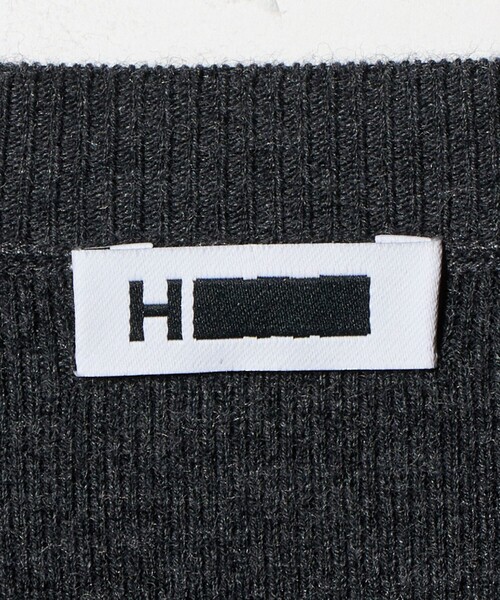 H　BEAUTY&YOUTH UNITED ARROWS（エイチビューティーアンドユースユナイテッドアローズ）の「＜H＞リブ マキシ ニットワンピース（ワンピース・レディース・ダークグレー/ブラック・FREE）」の5枚目の写真