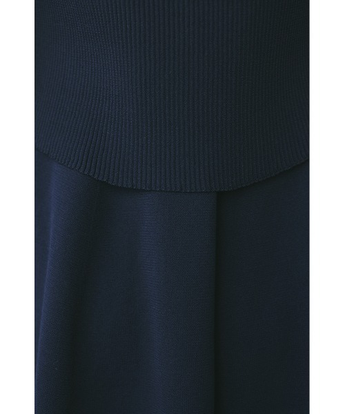 STYLEMIXER（スタイルミキサー）の「【ベストセラー】2ピースハーフスリーブポロニットワンピース（ワンピース・レディース・ベージュ/ネイビー/オレンジ・SMALL/MEDIUM）」の7枚目の写真