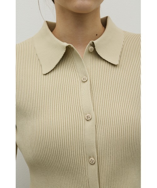 STYLEMIXER（スタイルミキサー）の「【ベストセラー】2ピースハーフスリーブポロニットワンピース（ワンピース・レディース・ベージュ/ネイビー/オレンジ・SMALL/MEDIUM）」の19枚目の写真