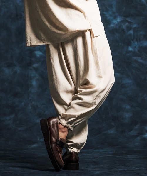 Jih Nunc(ジーヌンク)の「mp14512-レーヨンリネンバルーンパンツ(JIH-R1159)(その他パンツ・メンズ・キナリ/カーキ/ブラック・L/M/S)」の5枚目の写真