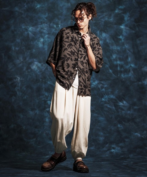 Jih Nunc(ジーヌンク)の「mp14512-レーヨンリネンバルーンパンツ(JIH-R1159)(その他パンツ・メンズ・キナリ/カーキ/ブラック・L/M/S)」の9枚目の写真