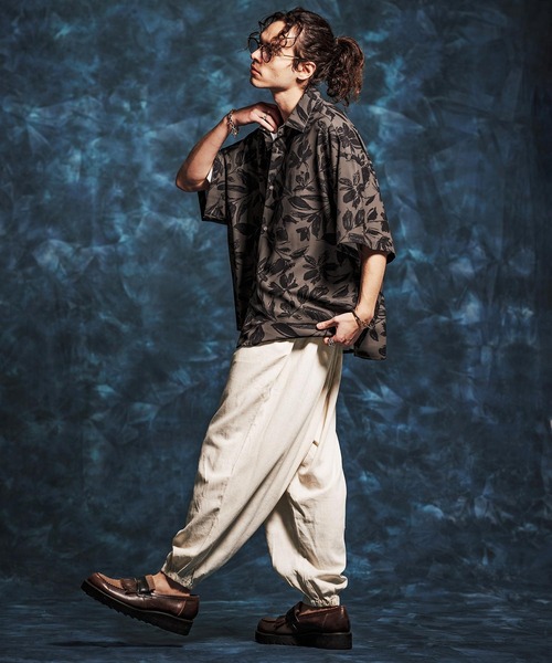 Jih Nunc(ジーヌンク)の「mp14512-レーヨンリネンバルーンパンツ(JIH-R1159)(その他パンツ・メンズ・キナリ/カーキ/ブラック・L/M/S)」の10枚目の写真