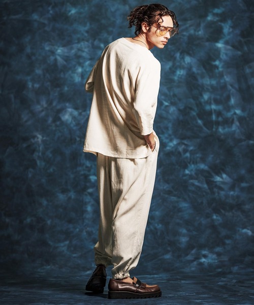 Jih Nunc(ジーヌンク)の「mp14512-レーヨンリネンバルーンパンツ(JIH-R1159)(その他パンツ・メンズ・キナリ/カーキ/ブラック・L/M/S)」の12枚目の写真