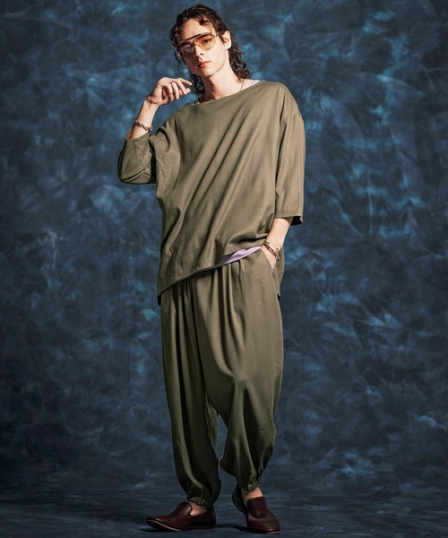 Jih Nunc(ジーヌンク)の「mp14512-レーヨンリネンバルーンパンツ(JIH-R1159)(その他パンツ・メンズ・キナリ/カーキ/ブラック・L/M/S)」の16枚目の写真