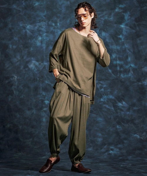 Jih Nunc(ジーヌンク)の「mp14512-レーヨンリネンバルーンパンツ(JIH-R1159)(その他パンツ・メンズ・キナリ/カーキ/ブラック・L/M/S)」の17枚目の写真