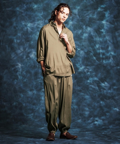 Jih Nunc(ジーヌンク)の「mp14512-レーヨンリネンバルーンパンツ(JIH-R1159)(その他パンツ・メンズ・キナリ/カーキ/ブラック・L/M/S)」の20枚目の写真