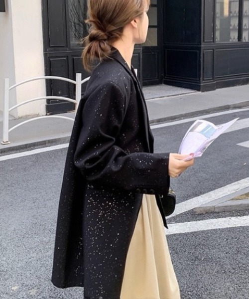 セール】オーバーサイズラメテーラードジャケット（テーラード