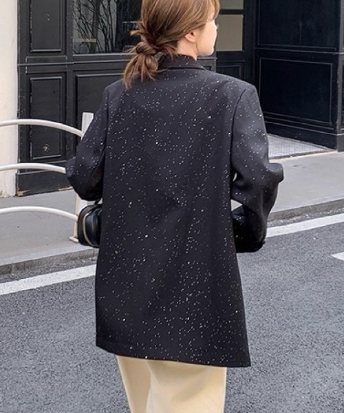 セール】オーバーサイズラメテーラードジャケット（テーラード