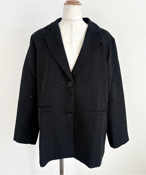 セール】オーバーサイズラメテーラードジャケット（テーラード