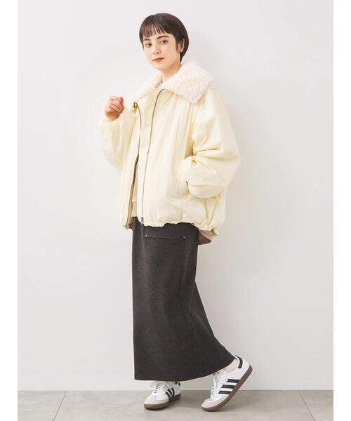 SM2（エスエムツー）の「ウールライクスカート（スカート・レディース・グレー/ブラック/キナリ・F）」の15枚目の写真