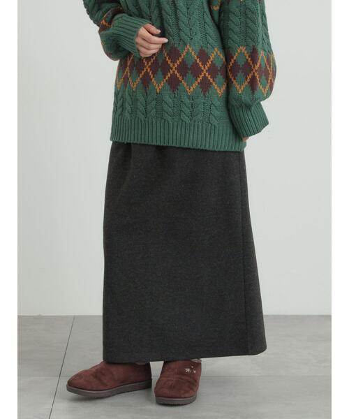 SM2（エスエムツー）の「ウールライクスカート（スカート・レディース・グレー/ブラック/キナリ・F）」の19枚目の写真