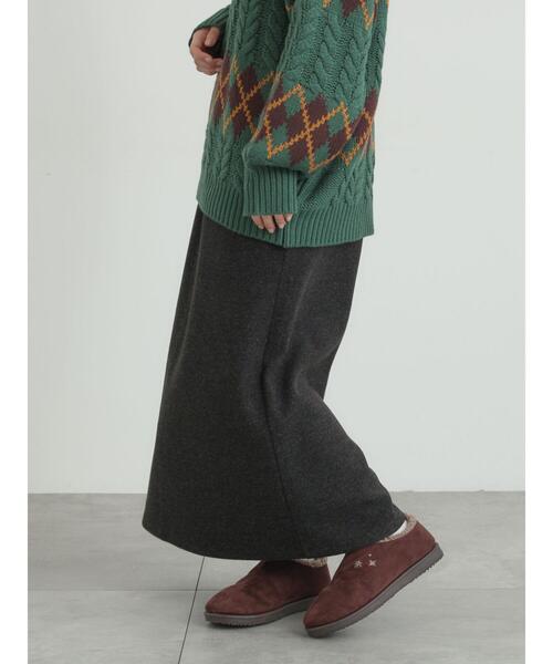 SM2（エスエムツー）の「ウールライクスカート（スカート・レディース・グレー/ブラック/キナリ・F）」の20枚目の写真