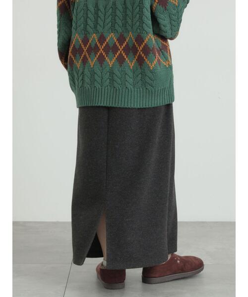 SM2（エスエムツー）の「ウールライクスカート（スカート・レディース・グレー/ブラック/キナリ・F）」の21枚目の写真